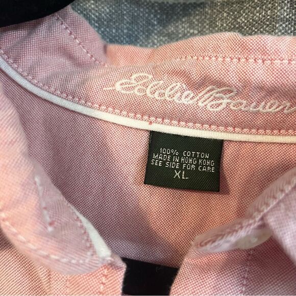 Eddie Bauer Pinkish/Red Button Down Shirt Size‎ XL - Picture 6 of 7